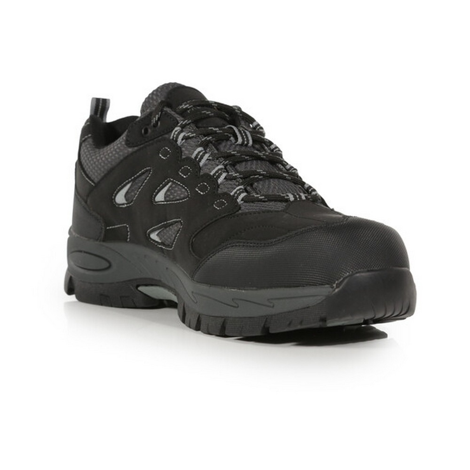 Regatta Men's  Safety Trainers PU Black/Granite in Size 10, BrandAlley