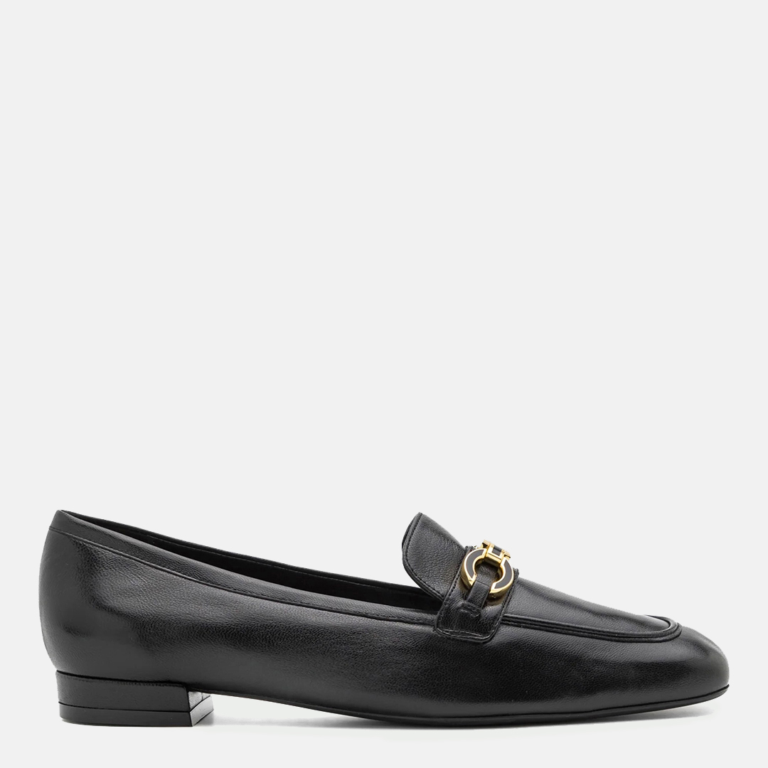Black Signature Square Toe Loafer