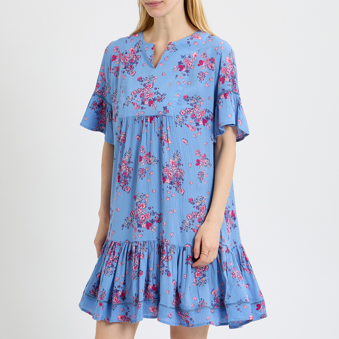 Blue Kaftan Beach Dress