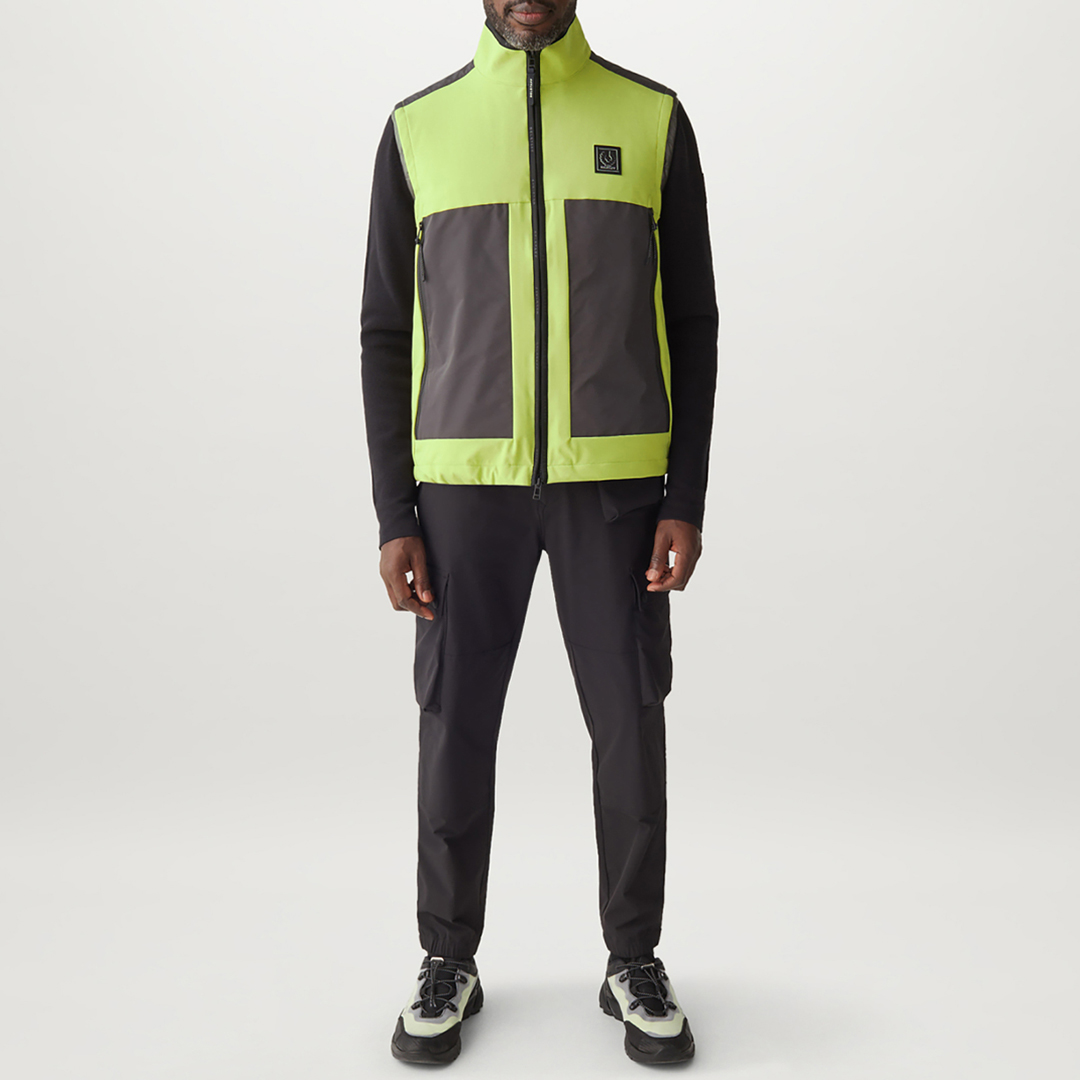 Yellow and Black Ratio Gilet