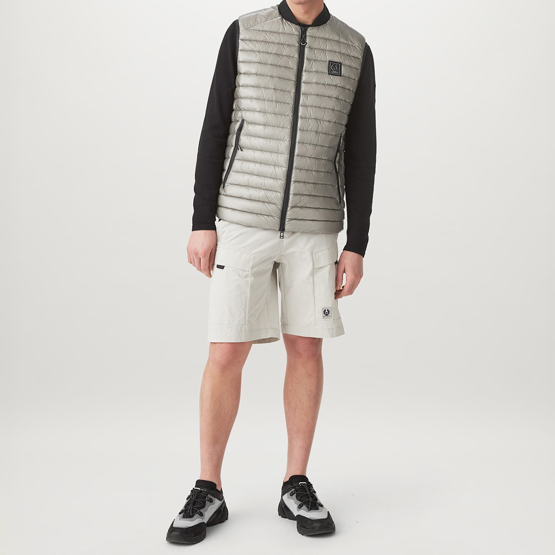 White Airframe Padded Gilet