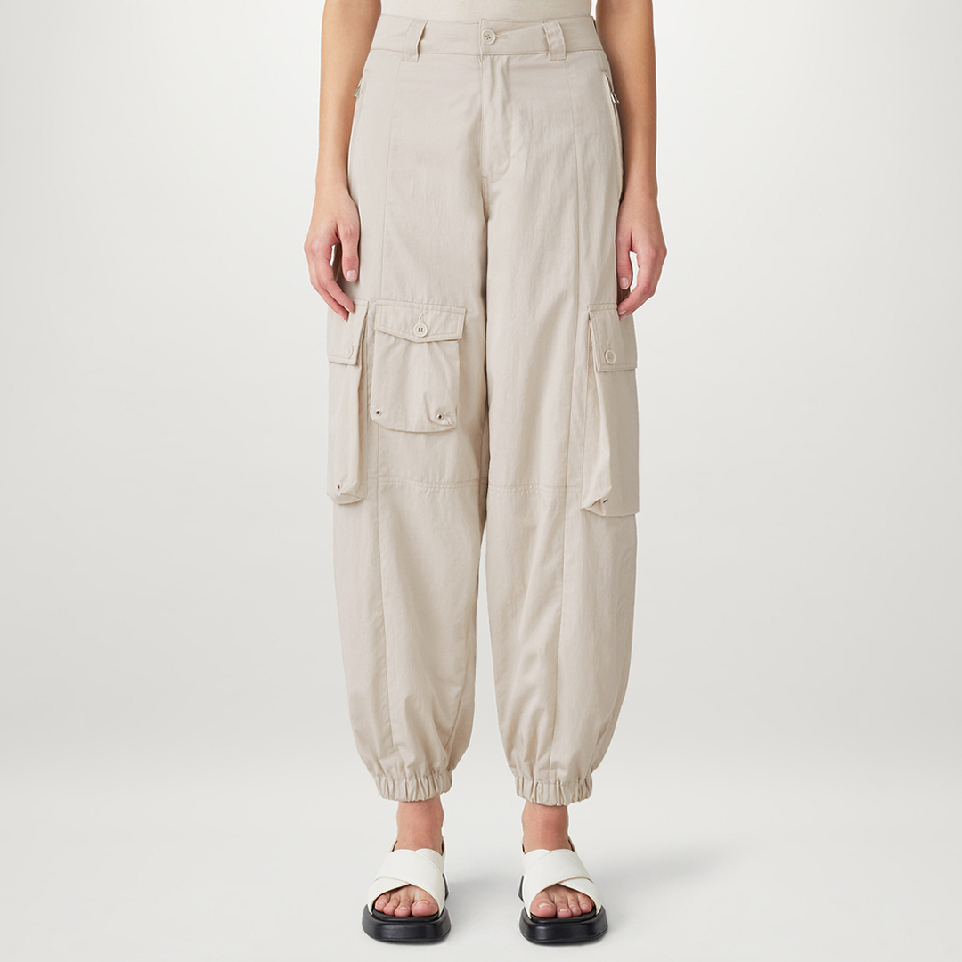 Ecru Hiker Cargo Trousers