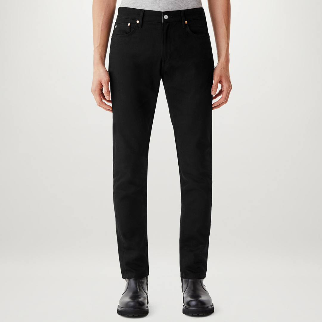 Black Longton Slim Leg Jean