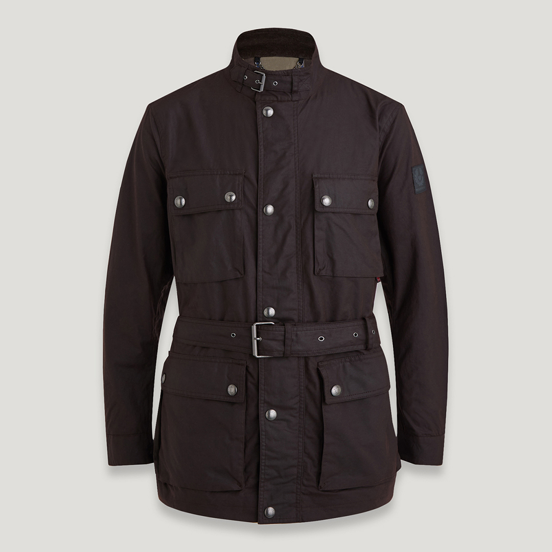 Dark Brown Cotton Roadways Jacket - Belstaff - Modalova