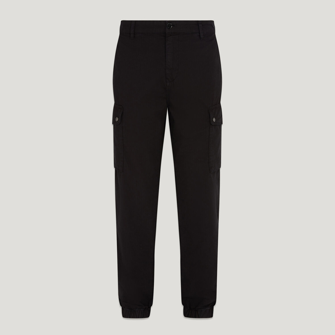 Belstaff Men's  Black Command Cargo Trousers in Size 33, BrandAlley