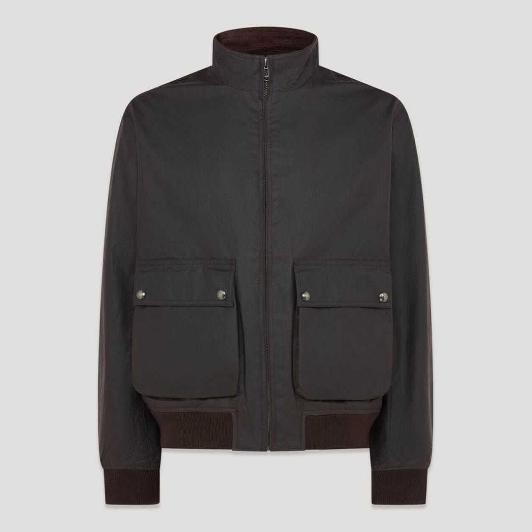 Dark Brown Base Cotton Jacket - Belstaff - Modalova