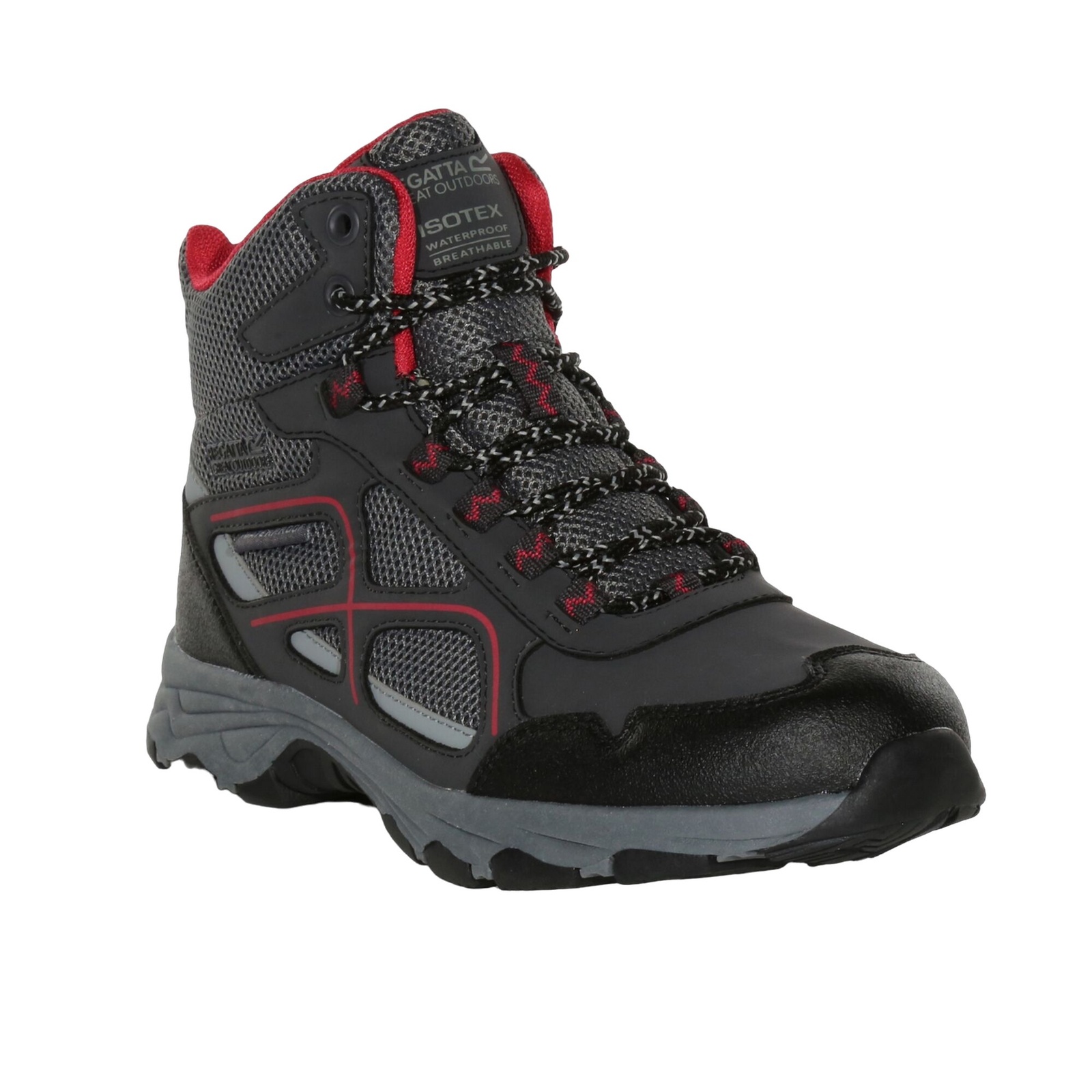 Regatta Women's  Walking Boots Lady Vendeavour Polyurathane Ash/Pink Potion in Size 8, BrandAlley