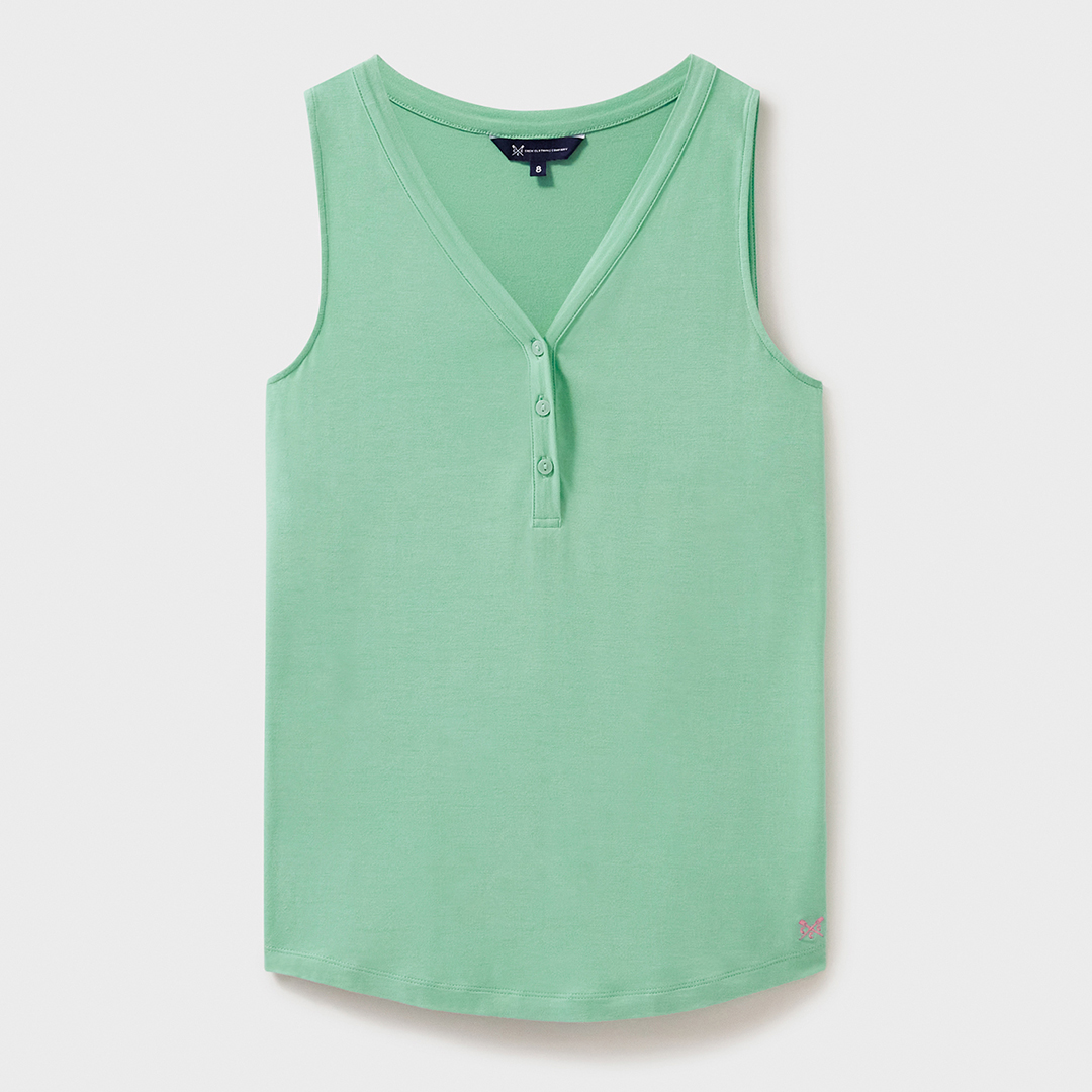 Sage Green Henley Vest