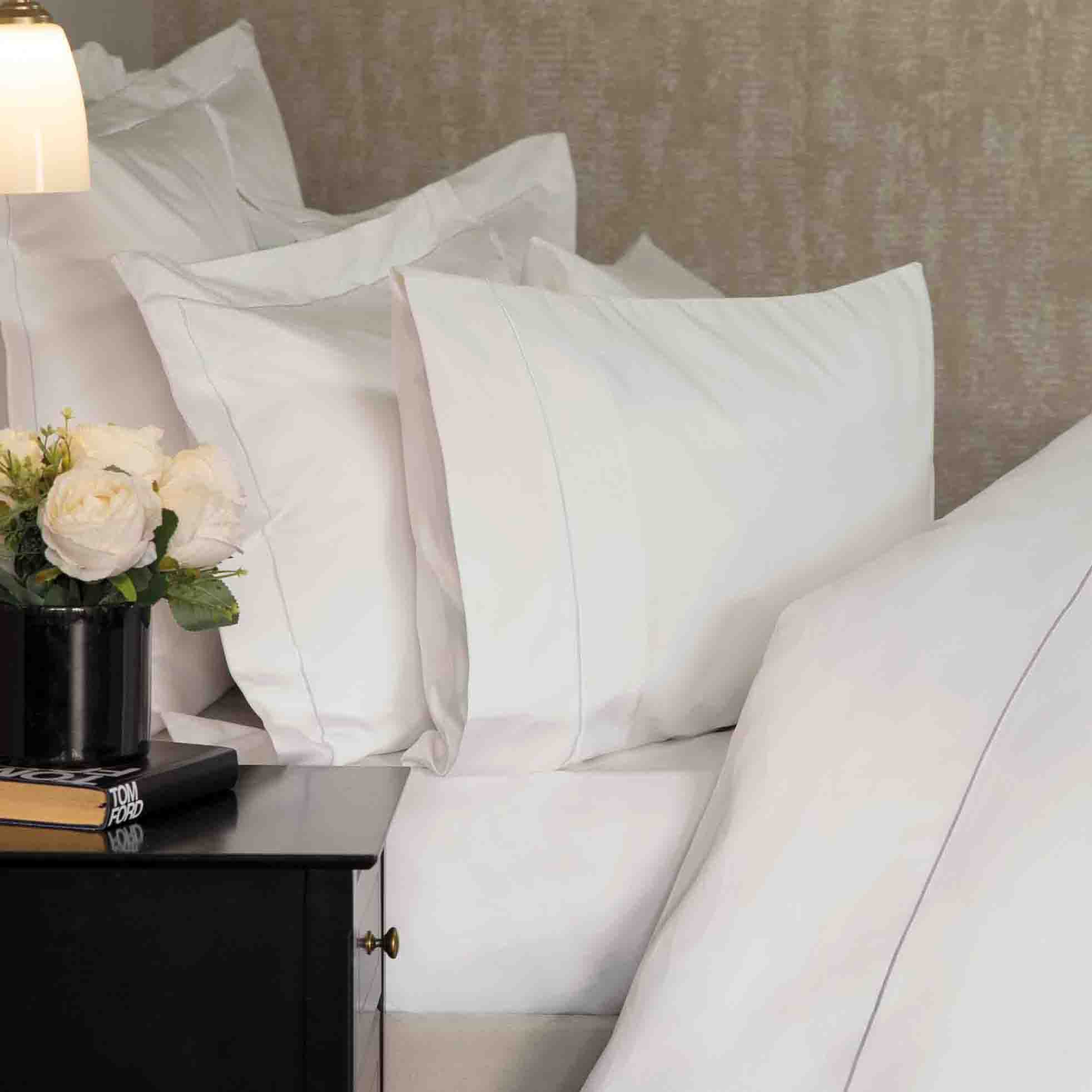 Belledorm    White 100% Egyptian Cotton 1000Tc Oxford Pillowcase, BrandAlley