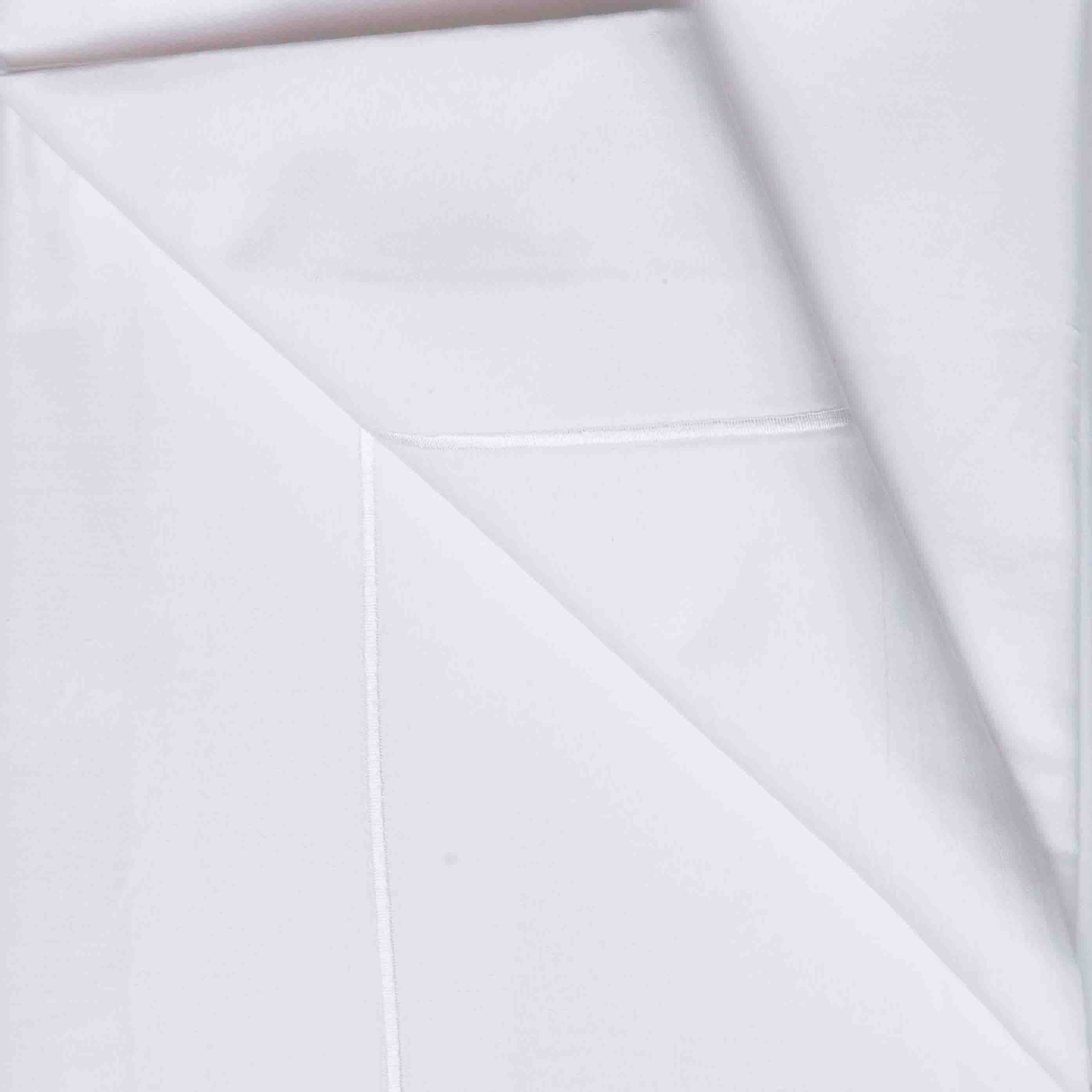 Belledorm   100% Egyptian Cotton 1000TC Flat Sheet DoubleWhite in Size Double, BrandAlley