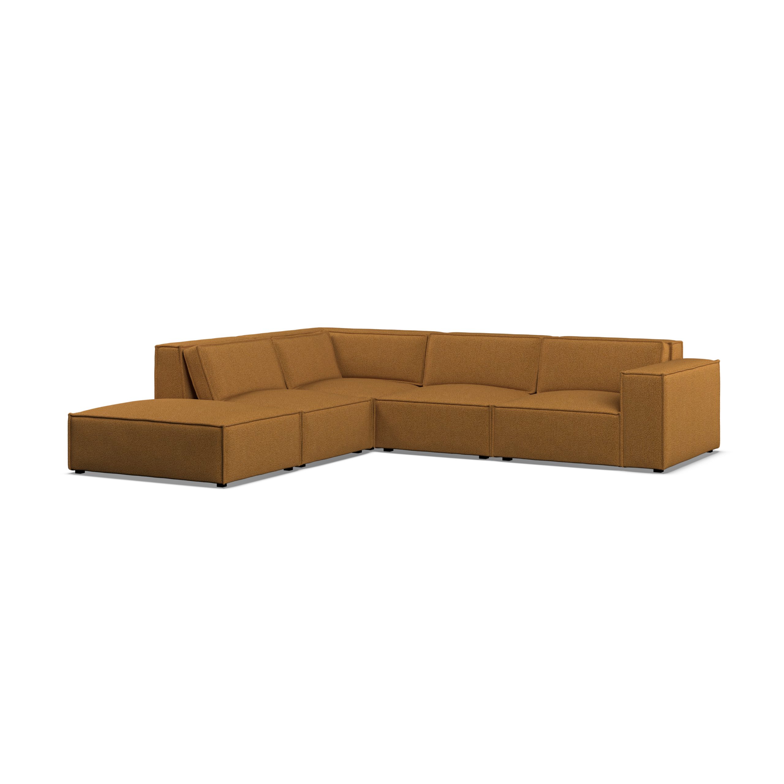Model One Corner Chaise LHF Loop Inca Gold