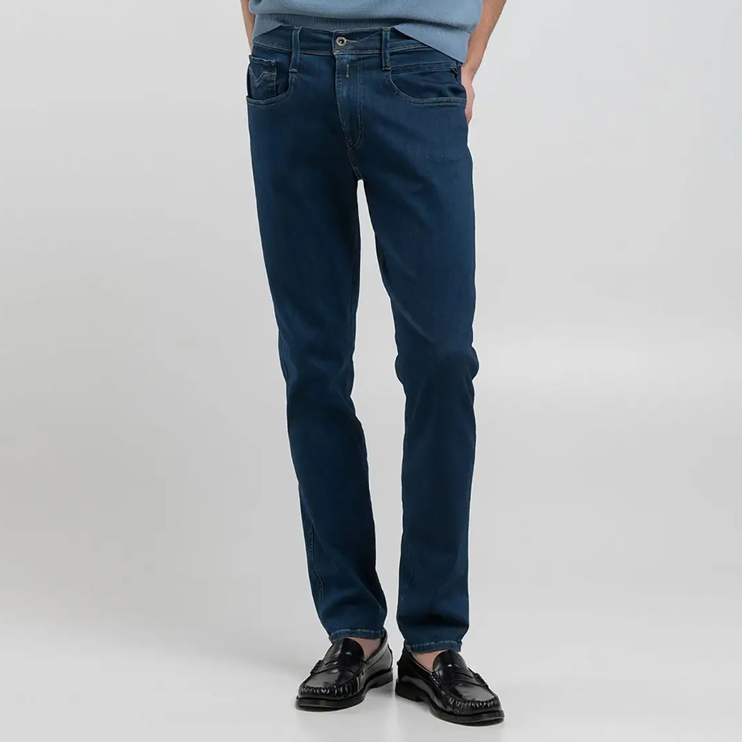 Dark Blue Anbass ECO PLUS Slim Stretch Jeans