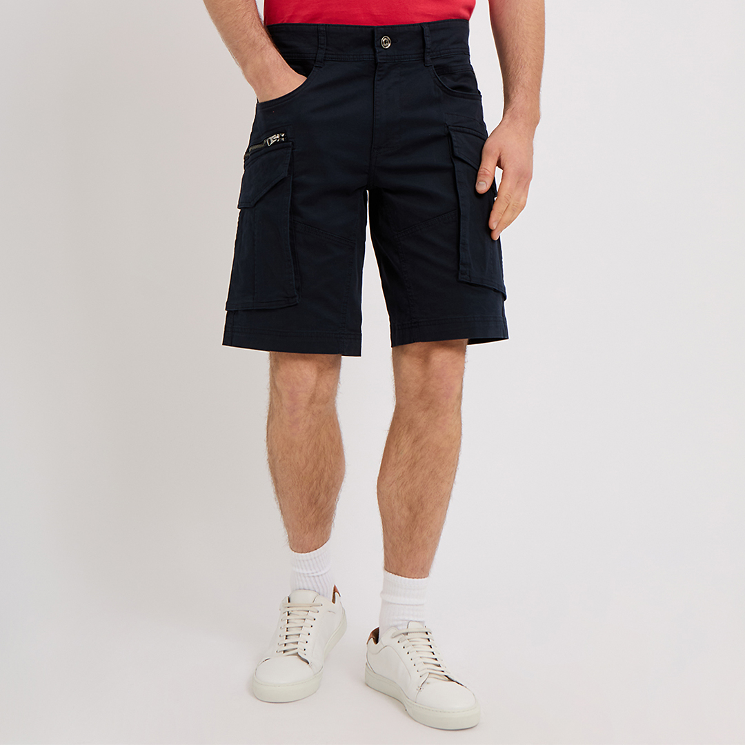 Navy Joe Cotton Blend Cargo Shorts