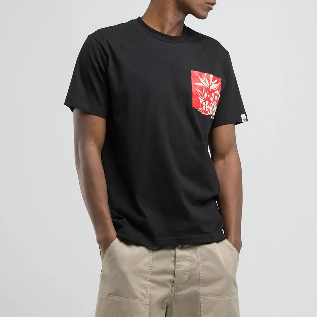 Replay Men's  Black Pocket Cotton T-Shirt in Size S, BrandAlley