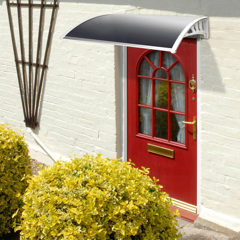 1m Greenhurst White Door Canopy
