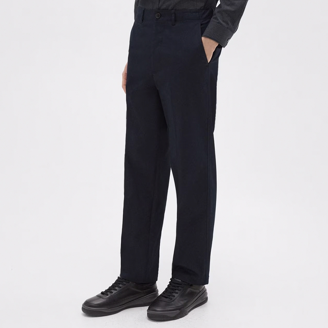 Stretch Twill Straight Trousers - Theory - Modalova