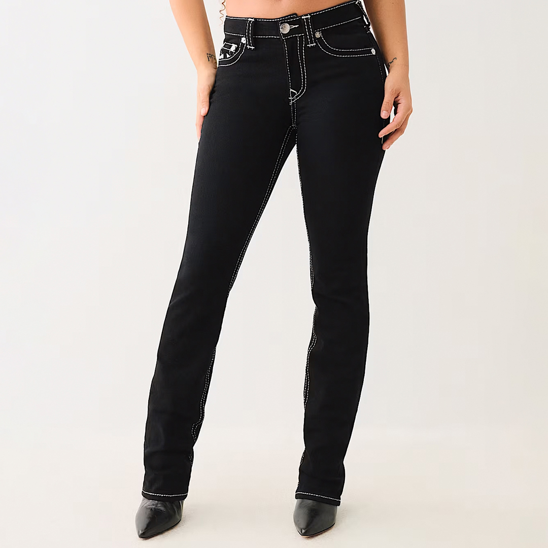 Black Billie Super T Slim Bootcut Jeans