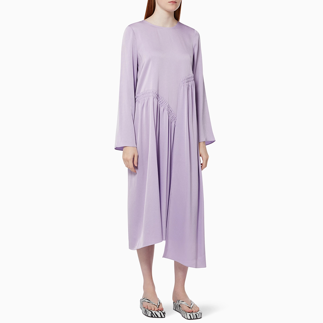 Lilac Drape Midi Dress - Stine Goya - Modalova