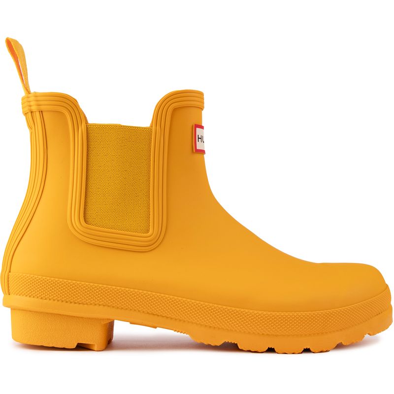 Hunter Women's   Yellow Original Chelsea Boots in Size 4, BrandAlley