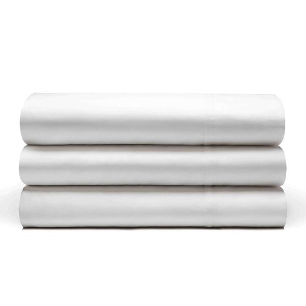 Belledorm    White Premium Blend 500 Thread Count Flat Sheetdouble in Size Double, BrandAlley