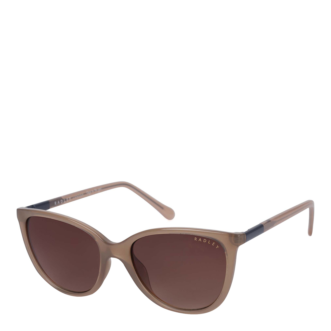 Brown Frame and Lense Oval Sunglasses 55mm