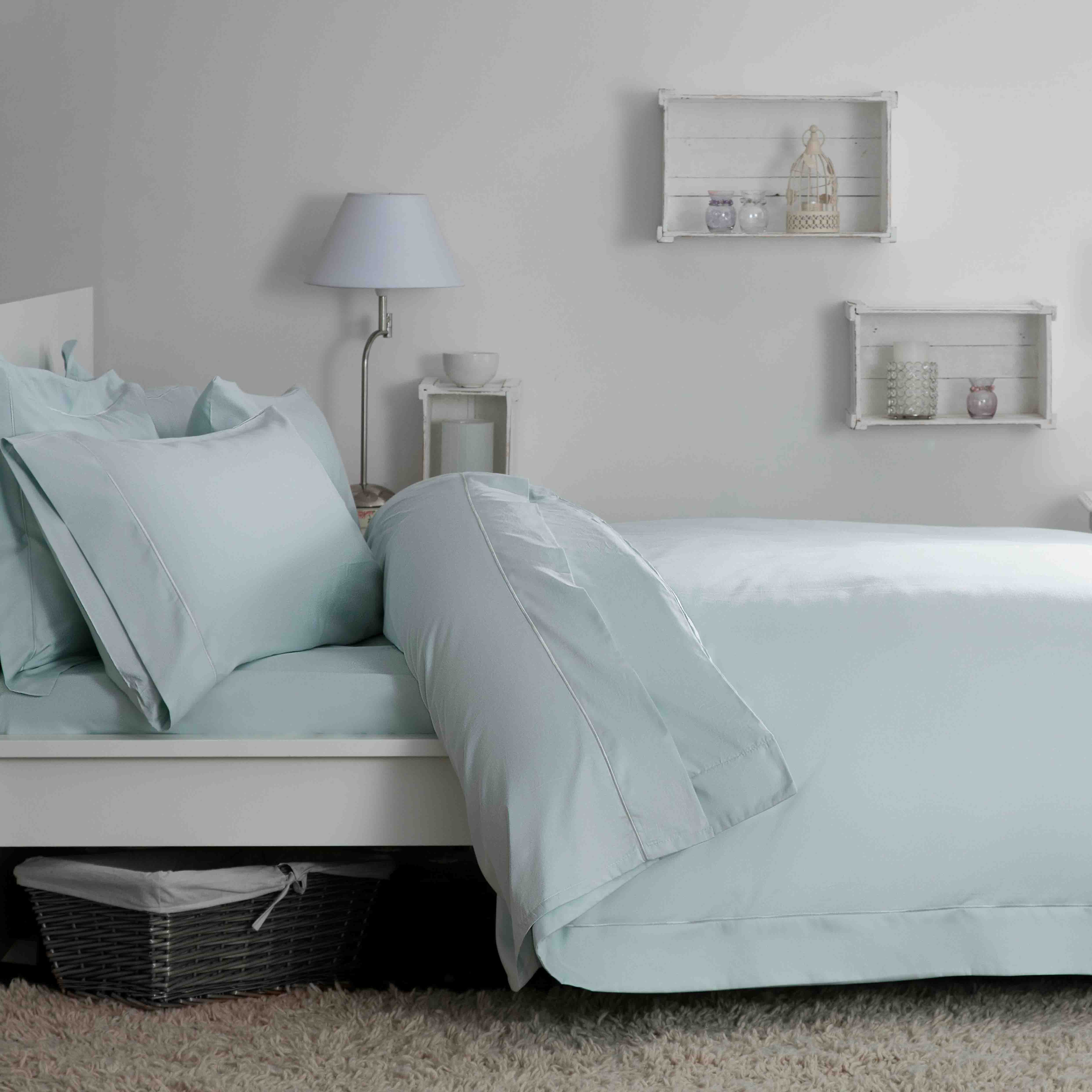 Belledorm   Egyptian Cotton 400 Thread Count Oxford Duvet CoverSuperking Duck Egg in Size Superking, BrandAlley