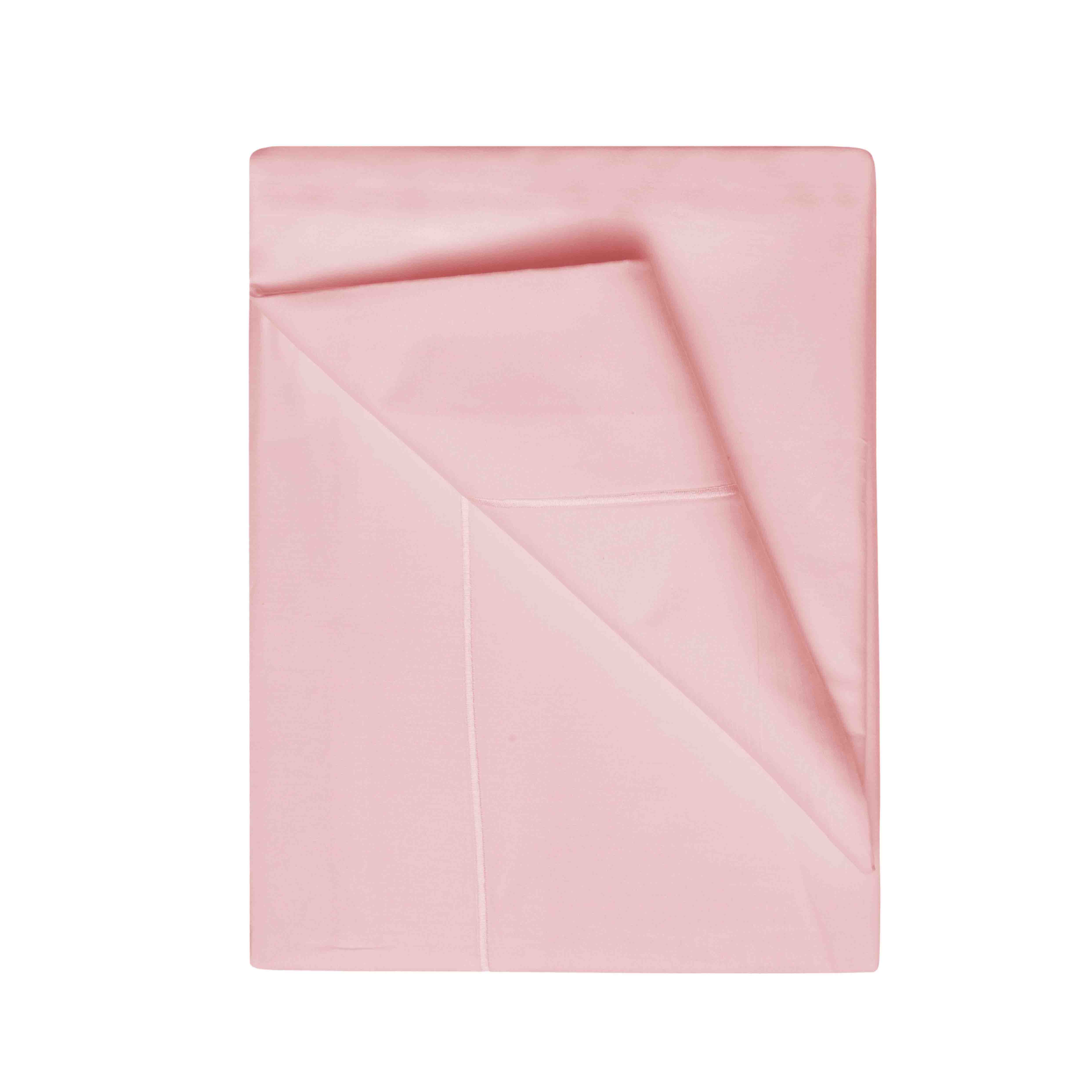 Belledorm   Egyptian Cotton 400 Thread Count Flat SheetSingle Blush in Size Single, BrandAlley