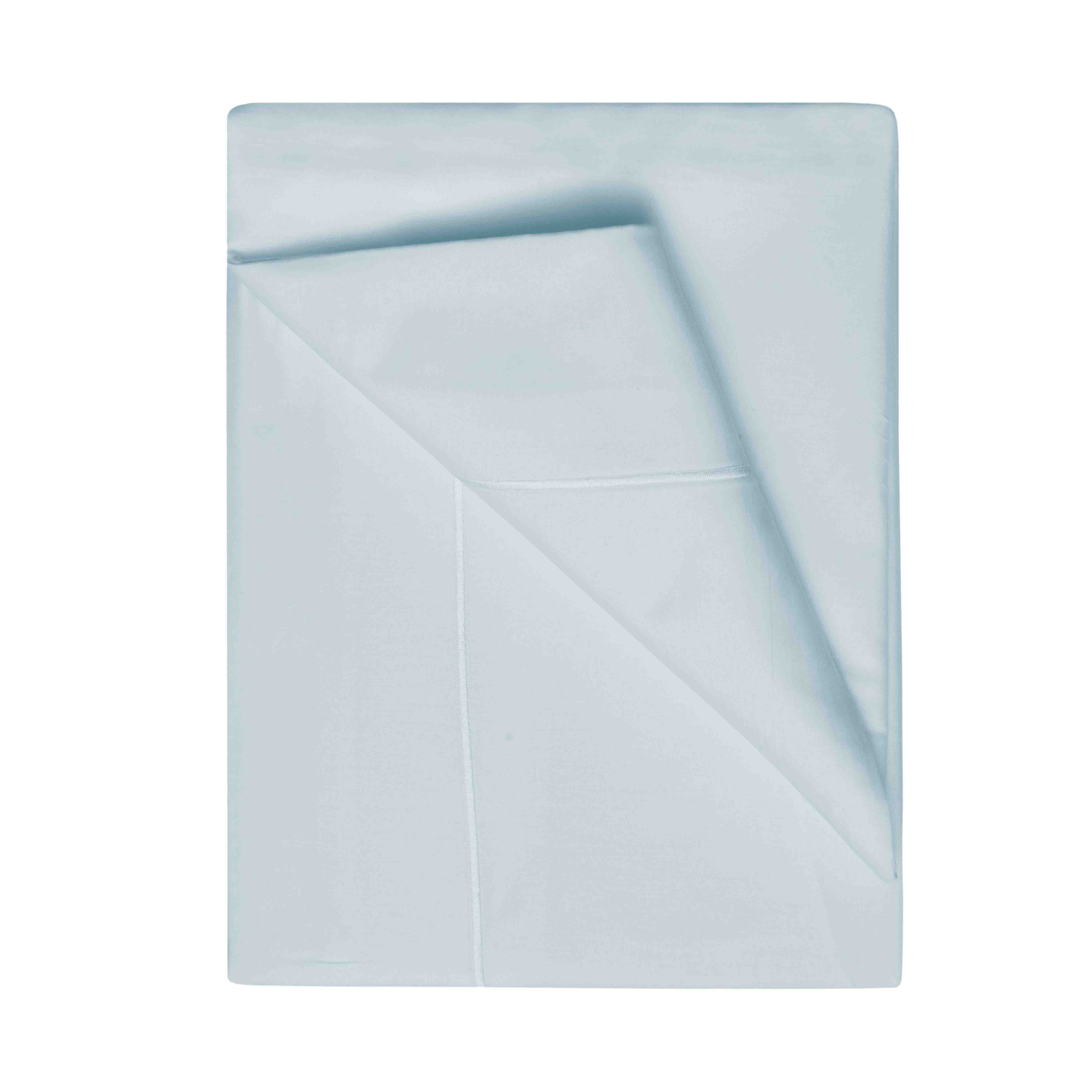Belledorm   Egyptian Cotton 400 Thread Count Flat SheetSingle Duck Egg in Size Single, BrandAlley