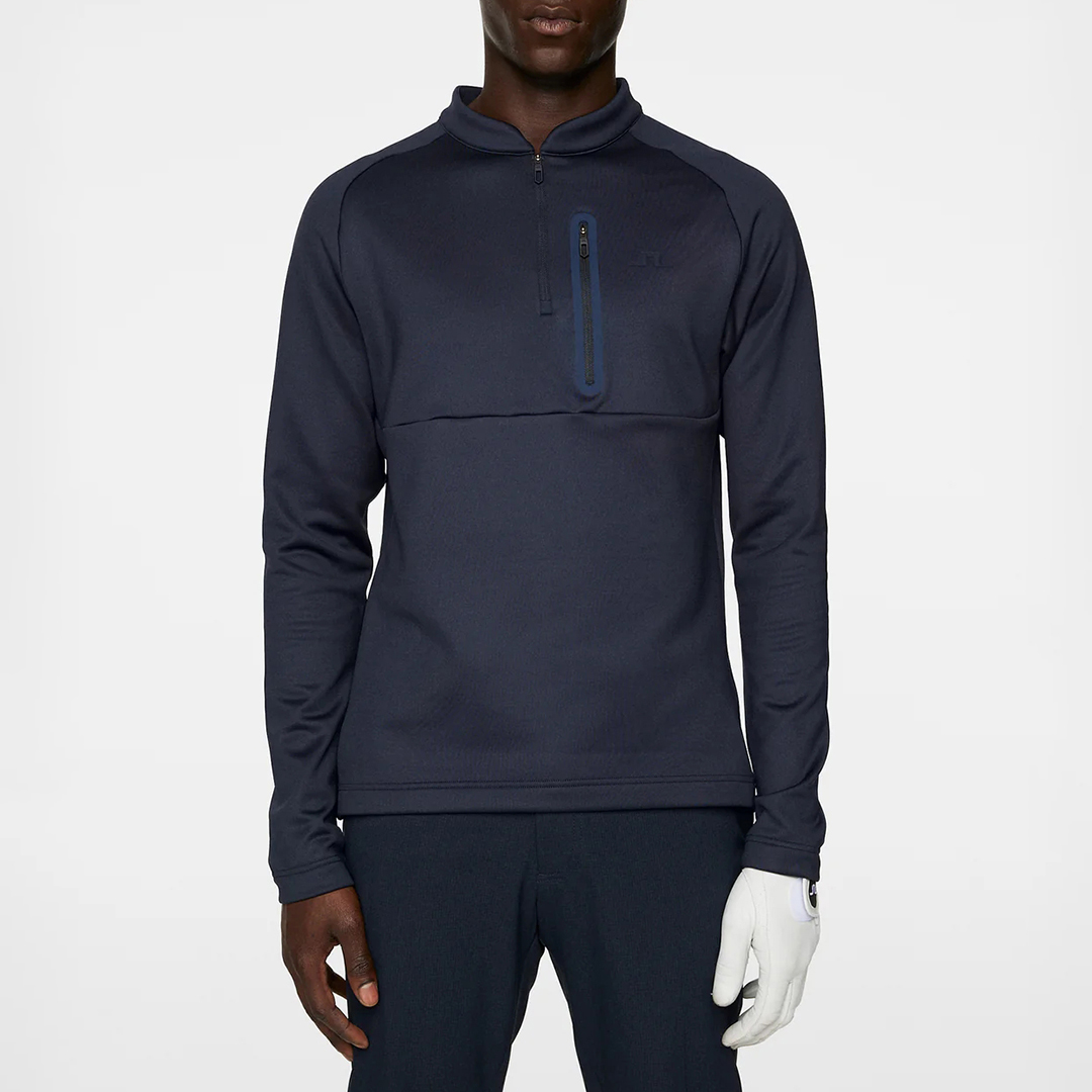 Navy Adam Quarter Zip Midlayer