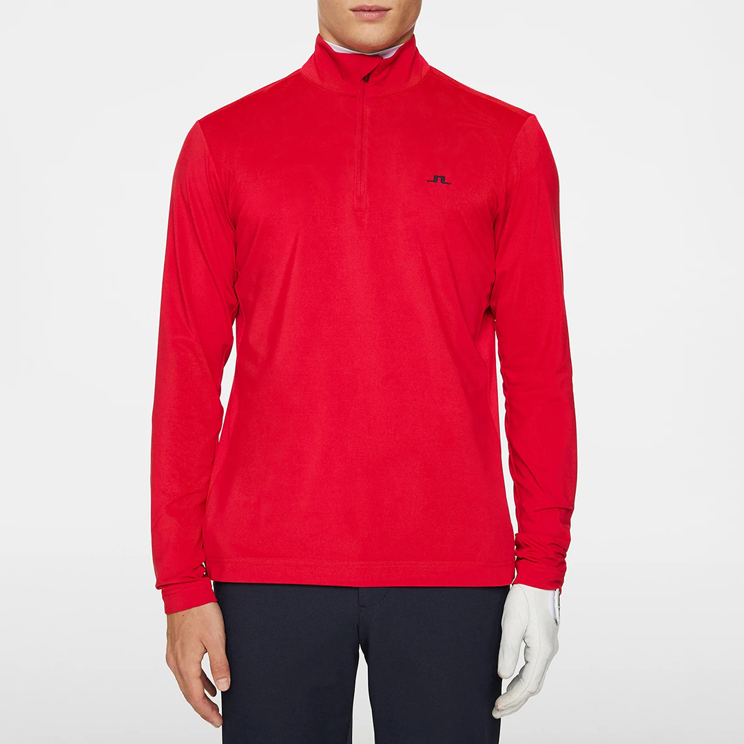 Cherry Lukas Quarter Zip Mid Layer