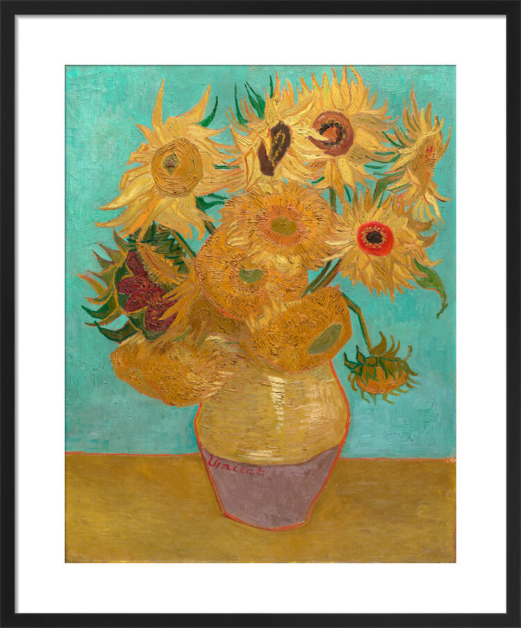 Vincent Van Gogh  Sunflowers 1888 -1889 by  55x46cm , BrandAlley