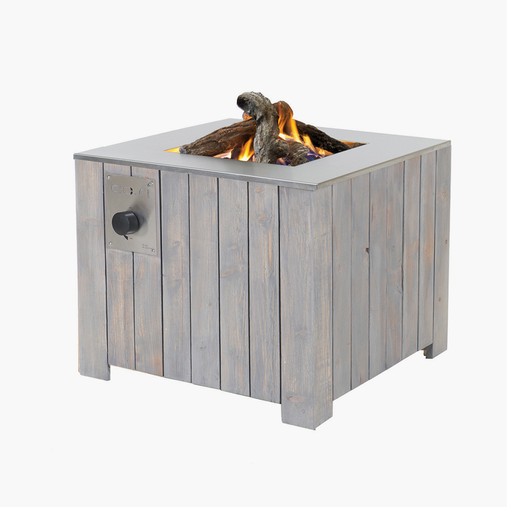 Cosicube 70cm Grey Wash Fire Pit
