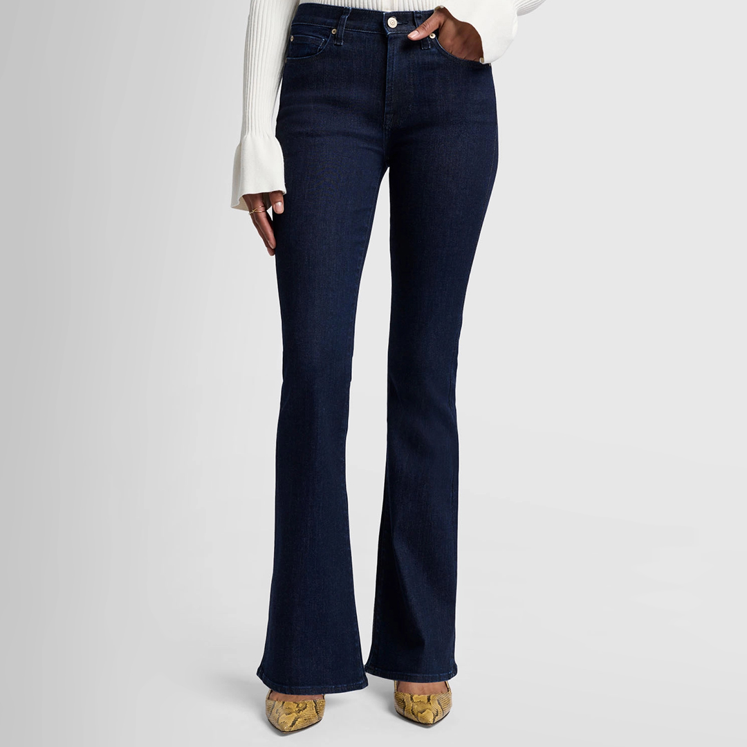 Dark Blue Heritage Ali Bootcut Jeans
