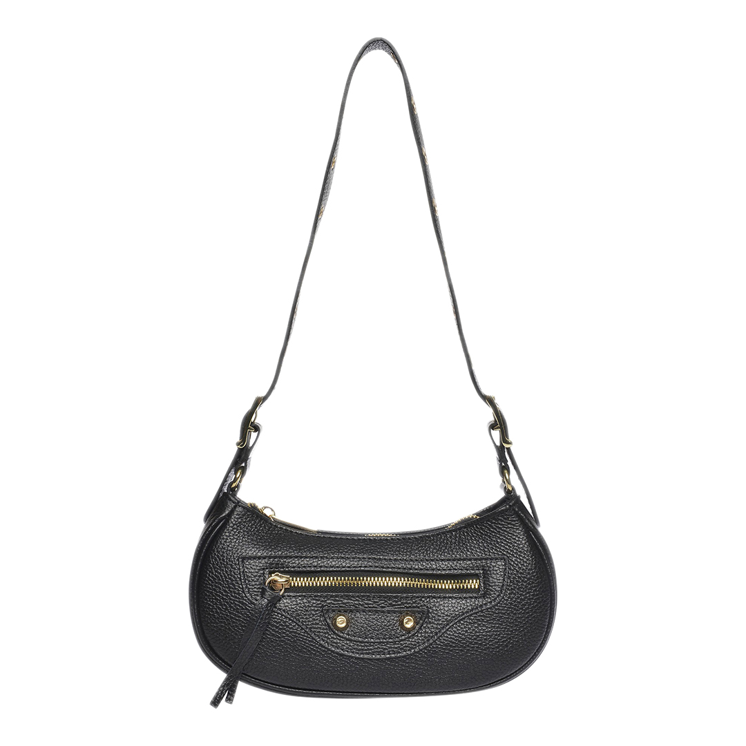 Black Leather Shoulder bag