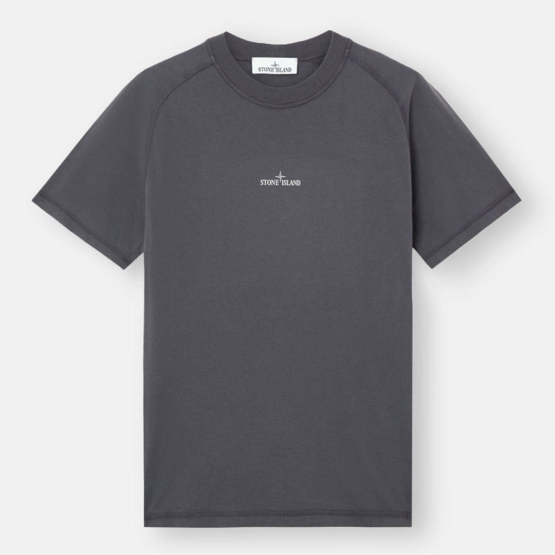 Grey Organic Cotton Logo T-Shirt