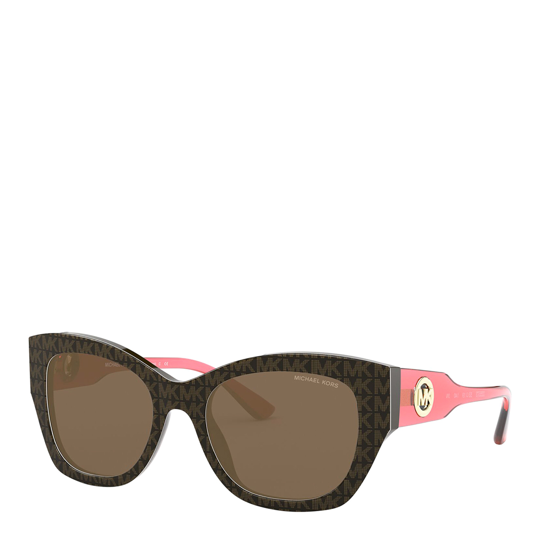 Dark Brown Jaqaurd Palermo Sunglasses 53mm