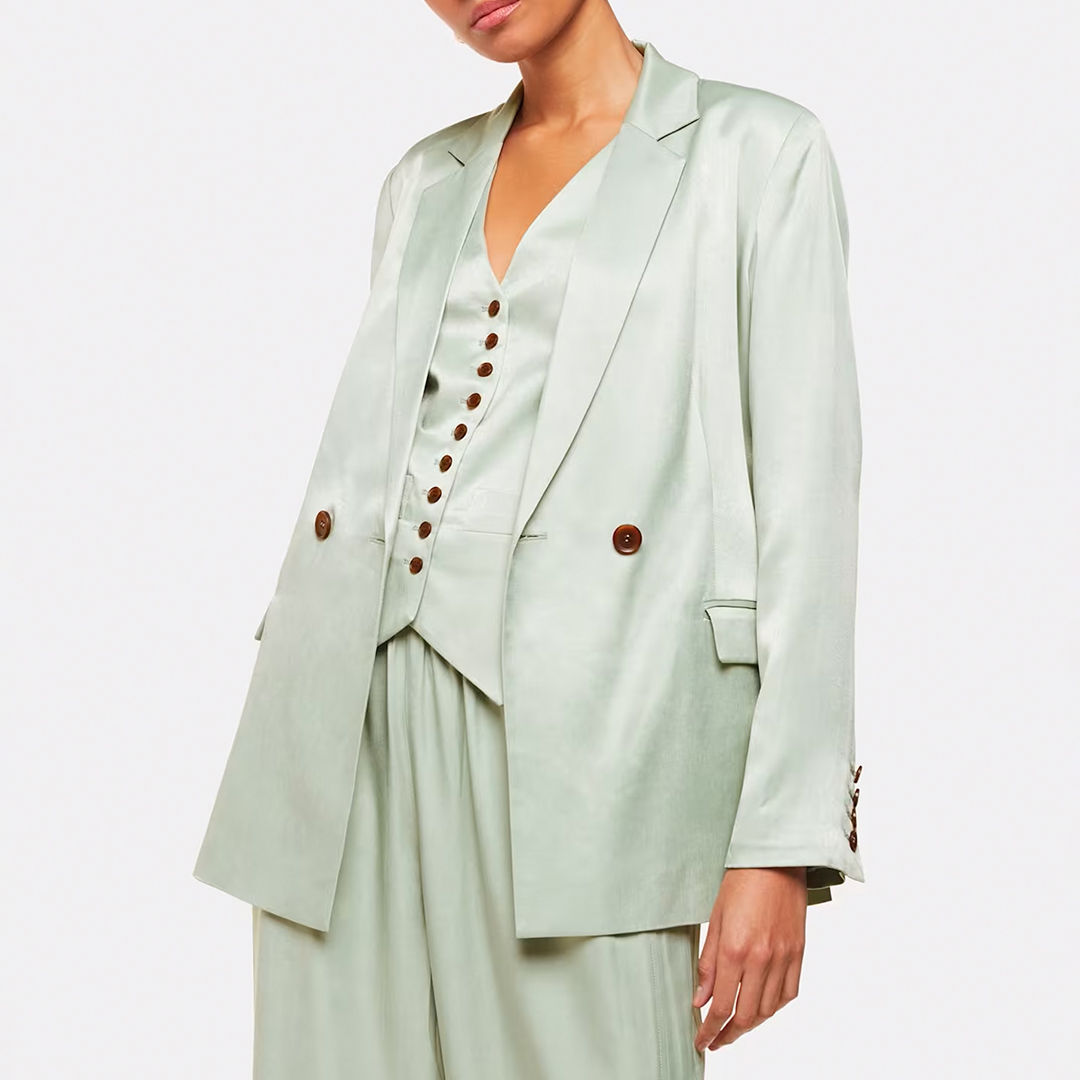 Sage Green Rita Luxe Blazer
