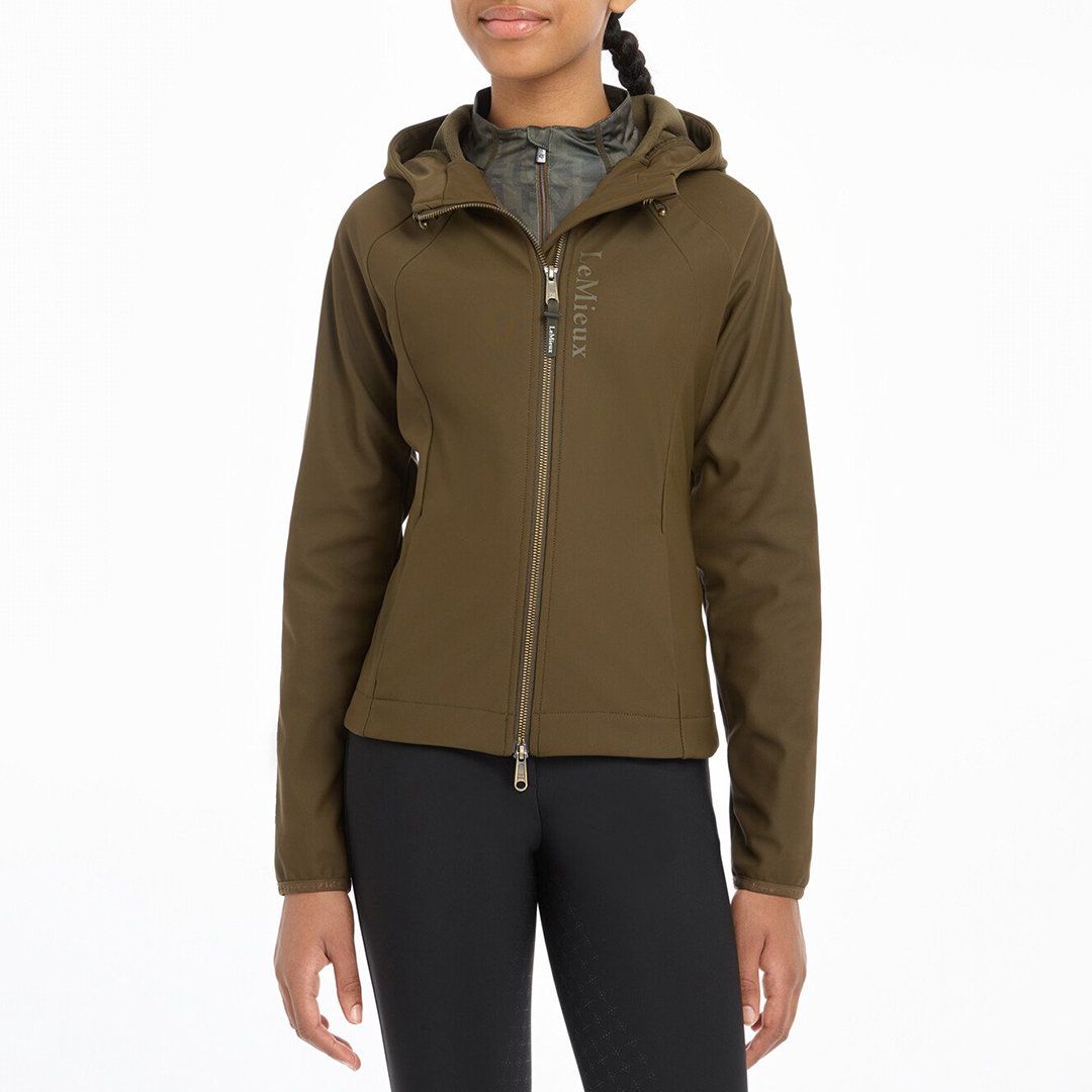 Dark Khaki Young Rider Lottie Soft Shell Jacket - LeMieux - Modalova