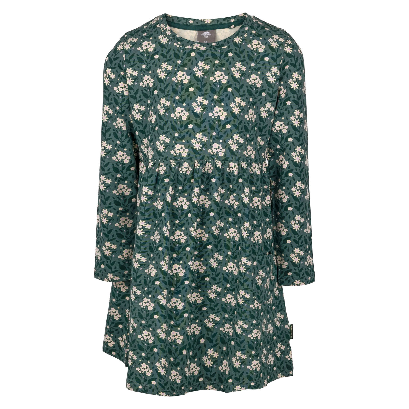 Trespass Girls    Dress Morra Cotton Coloured in Size 5/6 Years, BrandAlley