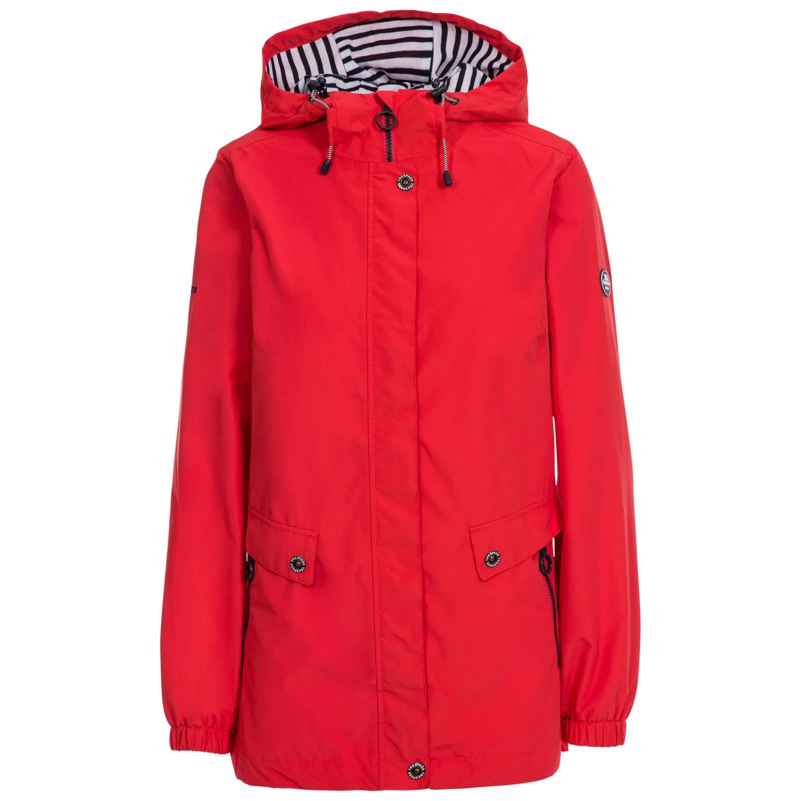 Trespass Women's  Waterproof Jacket Flourish Polyester Red in Size XXS, BrandAlley
