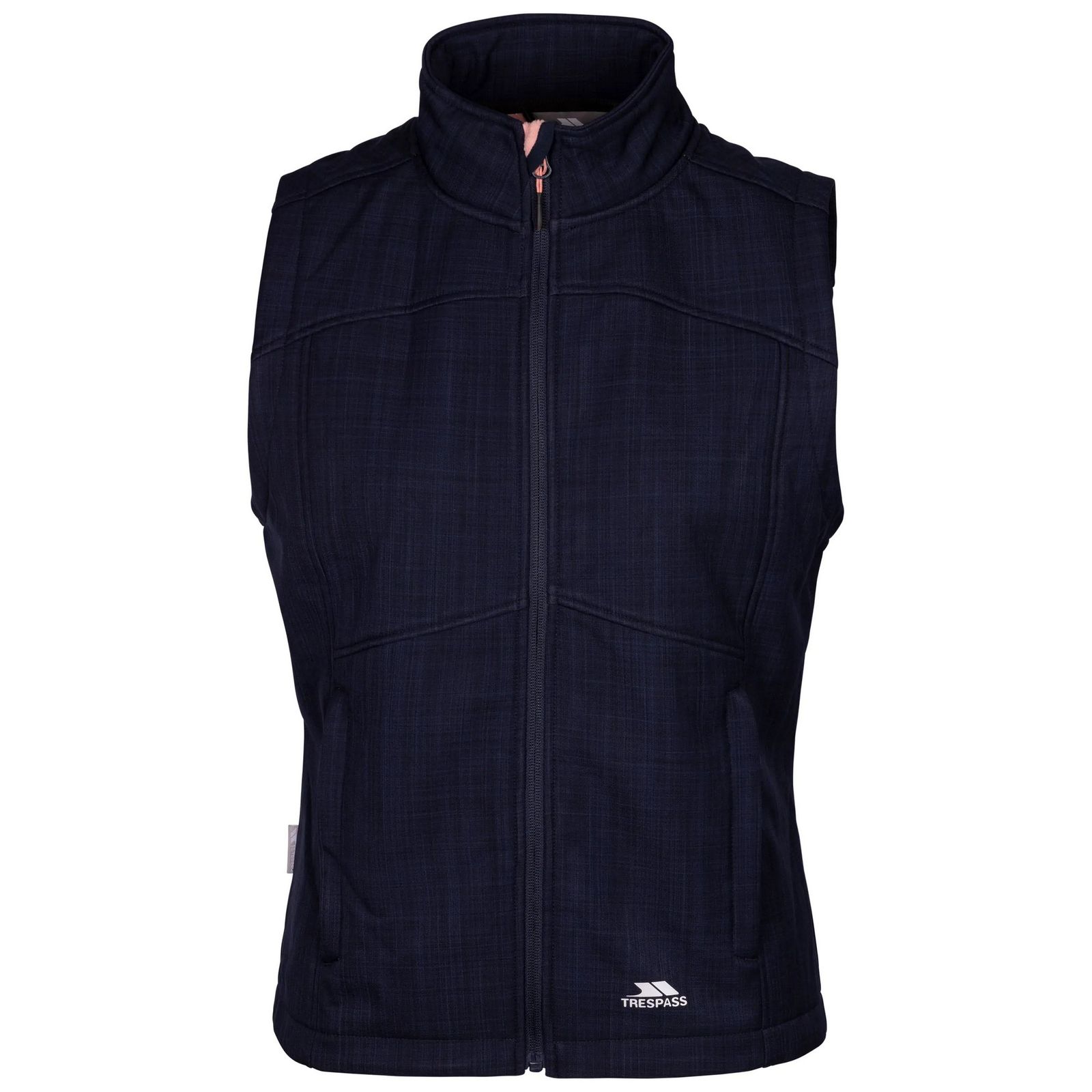 Trespass Women's  Gilet Mereb TP50 Polyester Navy Marl in Size L, BrandAlley
