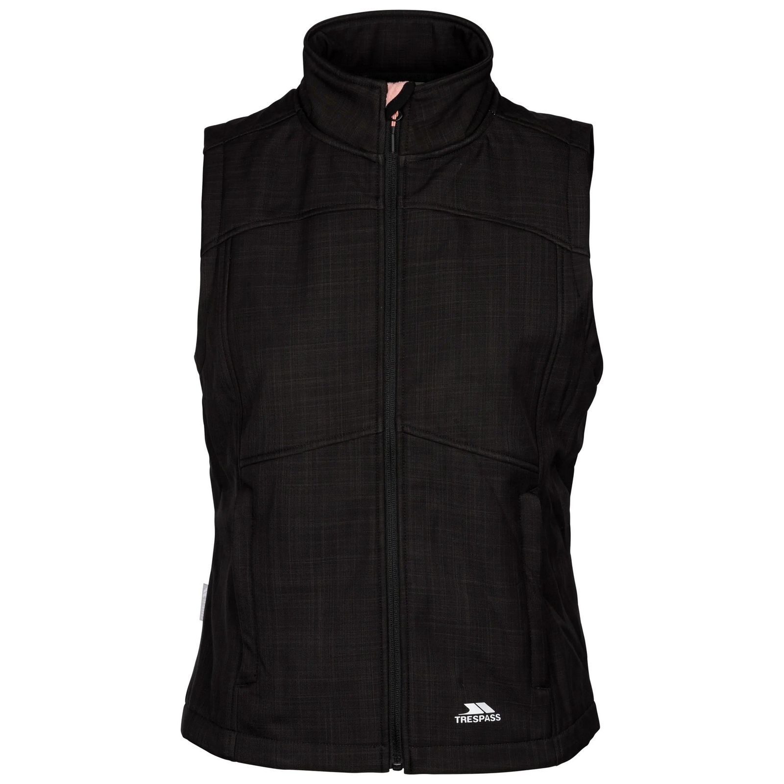 Trespass Women's  Gilet Mereb TP50 Polyester Black Marl in Size L, BrandAlley