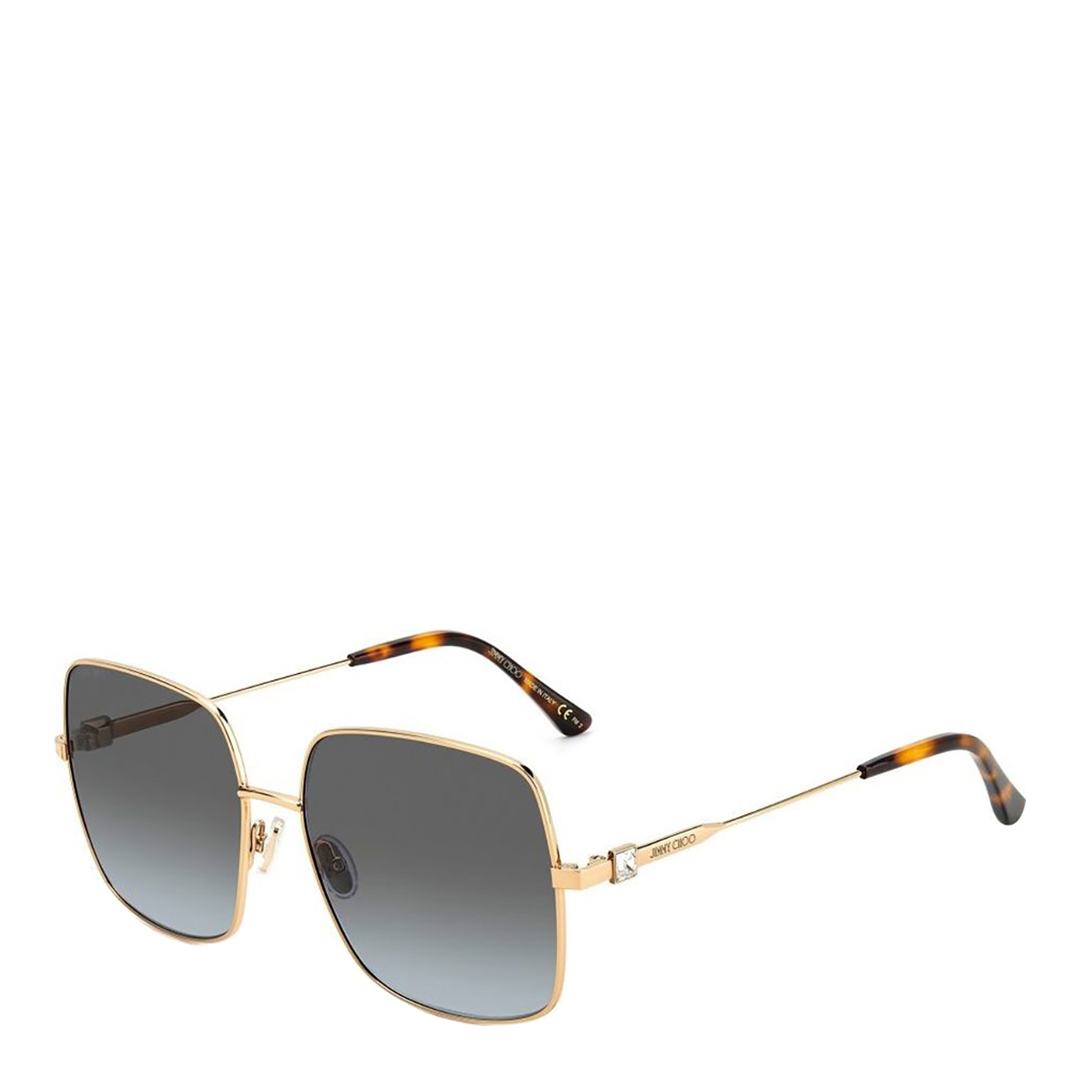 Women's Rose Gold Jimmy Choo Sunglasses 58mm