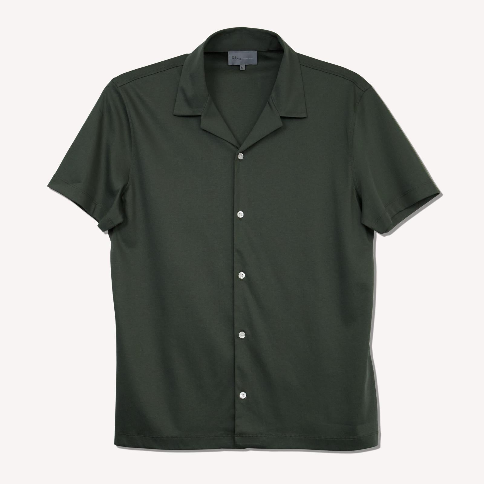 Kilgour Resort Fit Short Sleeve Shirt in Elegant Green