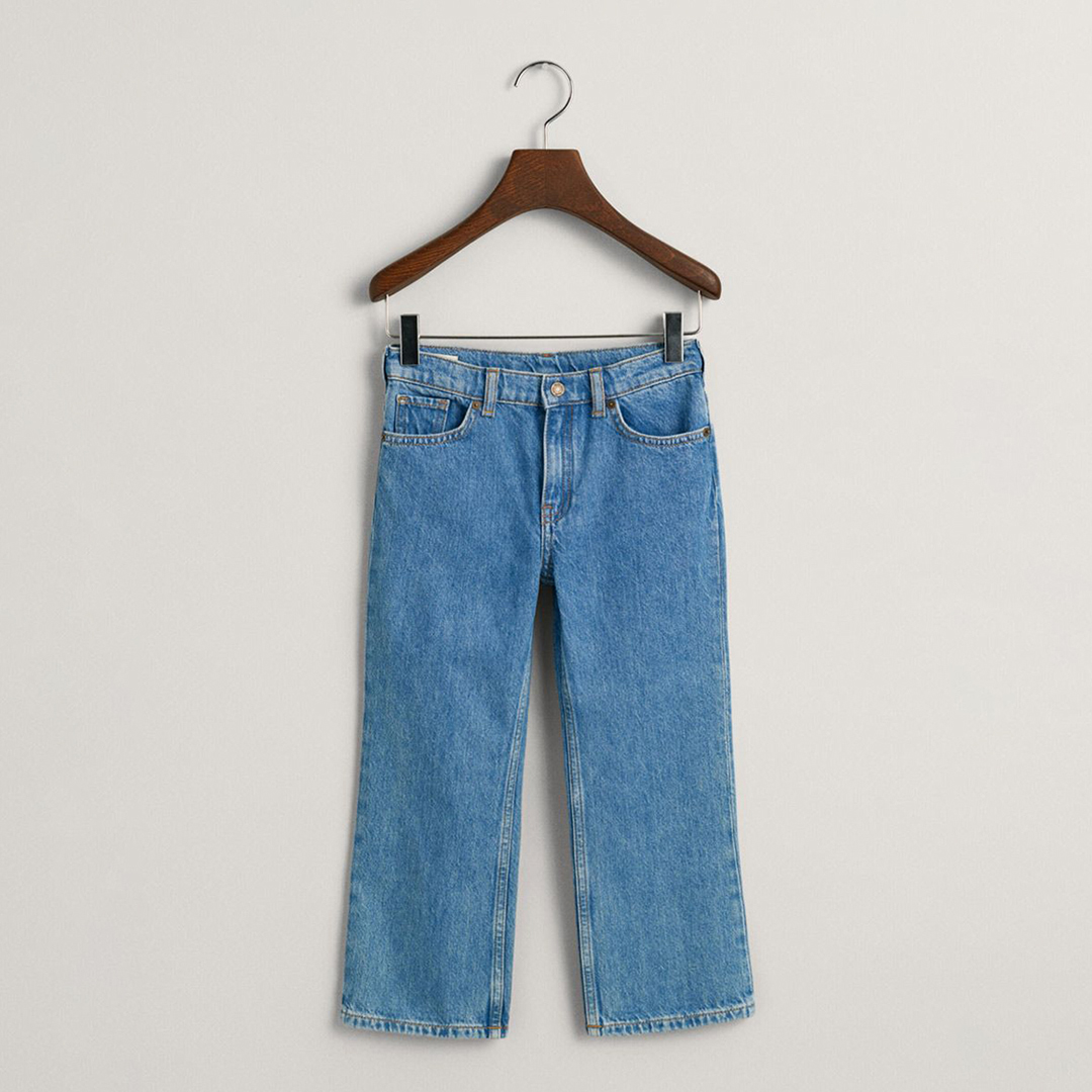 Mid Blue Relaxed Fit Jeans