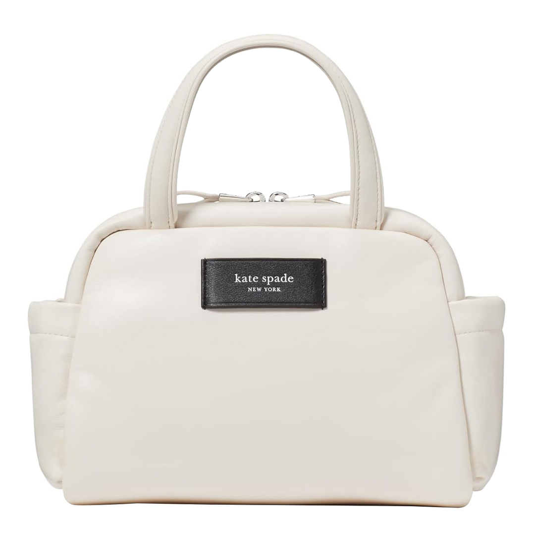 Parchment Puffed Satchel