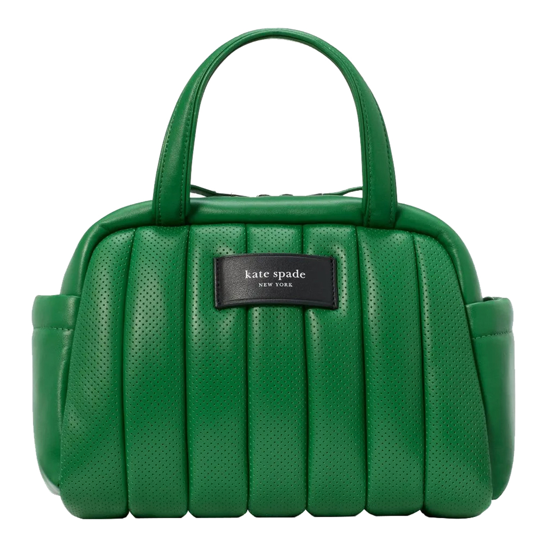 Watercress Green Perforated Satchel