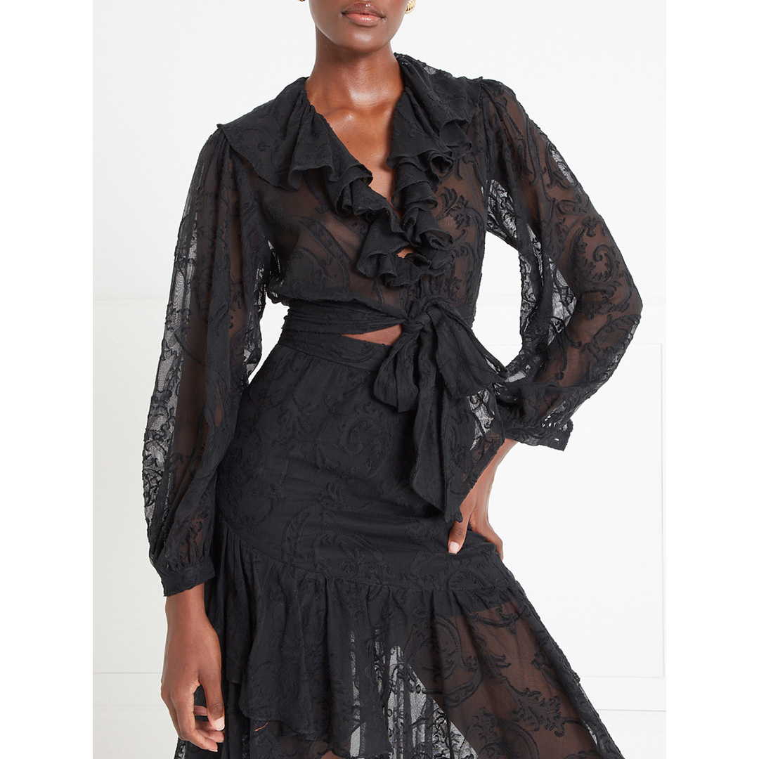Black Garda Blouse