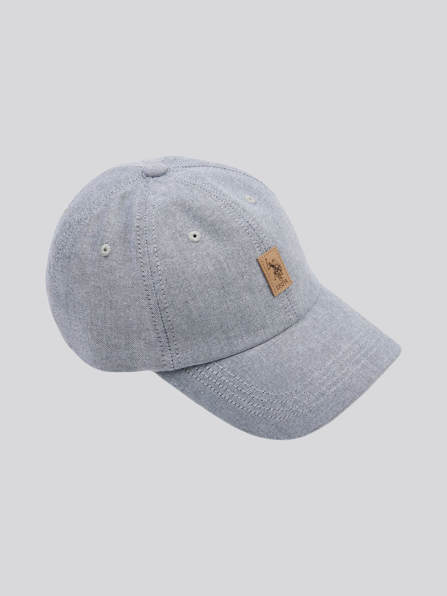 U.S. Polo Assn. Men's U.s. Polo Assn.  Grey Textured Badge Cap , BrandAlley