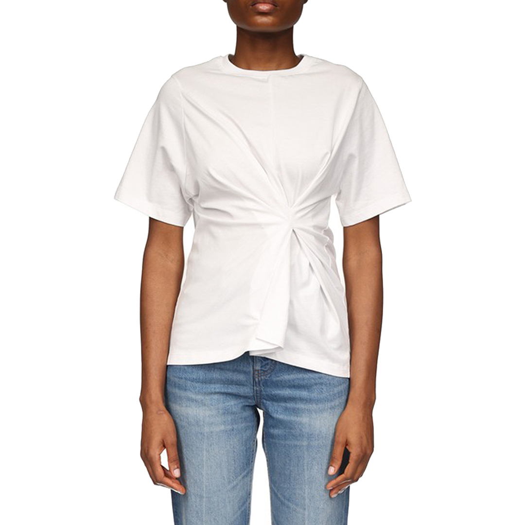 White Body Twist Tee - Victoria Beckham - Modalova